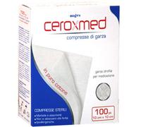 Ceroxmed compresse di garza 10cm x 10cm 100pz