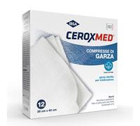 Ceroxmed Compresse di Garza Sterili 36x40 cm 12 Pezzi