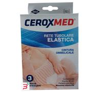 CEROXMED RETE TUBOLARE CAL 5,5 CINTURA OMBELICALE 45 CM 3 PEZZI
