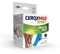 Ceroxmed Sport Kinetic Tape Blu Bendaggio Adesivo Elastico