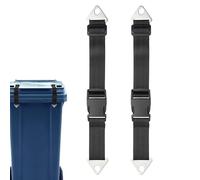 Cerradura Para Tapa De Cubo De Basura - Barras De Basura Correas Antianimali 2 Unidades | Tiras Reutilizables De Seguridad Para Zorros Mapaches Perros Niños Cocina Patio