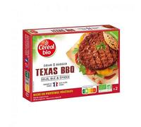 Cerréal Bio Burger Cuore Texas Bbq 160 g, 3 pezzi