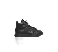 Cerruti 1881 Black Leather Women Sneaker - EU36/US6