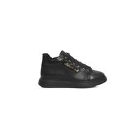 Cerruti 1881 Black Leather Women Sneaker - EU36/US6