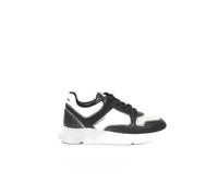 Cerruti 1881 Black Leather Women Sneaker - EU40/US10