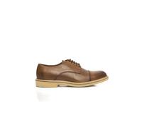 Cerruti 1881 Brown Calfskin Men Derby Shoe - EU42/US9