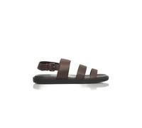 Cerruti 1881 Brown Cowhide Men Sandal - EU44/US11