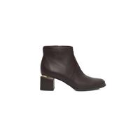 Cerruti 1881 Burgundy Cowhide Women Boot - EU38/US8