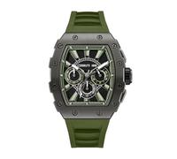Cerruti 1881 - Cronografo Gubbio - Quartz movimento dell'orologio - Larghezza della cassa: 47 mm - Acciaio inossidabile - Green - 5 ATM