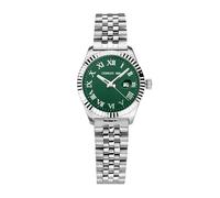 Cerruti 1881 Date Watch Baccio, verde argento, one size, Bracciale