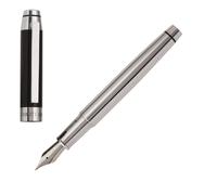 CERRUTI 1881: Fountain Pen HERITAGE Black Pen with subtle metallic accents and b