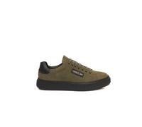 Cerruti 1881 Green Cowhide Men Sneaker - EU42/US9