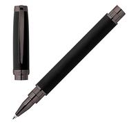 Cerruti 1881 Myth Black - Penna a sfera con corpo nero, mina nera, elegante confezione regalo