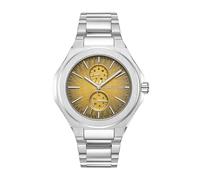 Cerruti 1881 - Orologio Lucardo - Quartz movimento dell'orologio - Larghezza della cassa: 45 mm - Acciaio inossidabile - Orange - Silver - 5 ATM