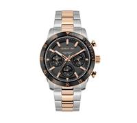 Cerruti 1881 Turchino CIWGK2116602 Men's Quartz Watch - Two-Tone Stainless Steel, Black Dial