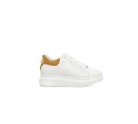 Cerruti 1881 White Leather Women Sneaker - EU36/US6