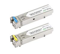 CERRXIAN 1.25G singolo modo BIDI SFP LC modulo ricetrasmettitore della fibra, SFP-WDM-SM, 3KM LC Tx1550nm/Rx1310nm-1 coppia