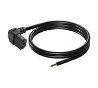 CERRXIAN 3,93 piedi IEC 320 C13, 3 poli, con cablaggio aperto spelato, 18 AWG cavo di alimentazione da C13 a cavo bianco ad alte prestazioni, cavo pigtail aperto (UP)