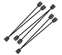 CERRXIAN 3PCS 5V 3PIN Cavo splitter ARGB, 1 femmina a 2 porte maschio 3PIN HUB Prolunga Cavo connettore per strisce LED ARGB, ventole ARGB ecc.