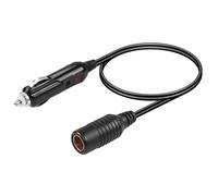 CERRXIAN Cavo convertitore da accendisigari da auto a DIN, standard accendisigari maschio a DIN, cavo di interfaccia di ricarica femmina per moto, fusibile 10 A, 3 m