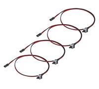 CERRXIAN - Cavo di alimentazione per PC host a 2 pin, per riavviare il computer, 50 cm, ATX, pulsante di accensione, scheda madre, interruttore ponticello (4 pezzi)