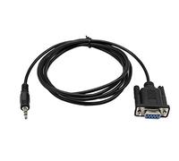 CERRXIAN DB9 Cavo femmina a 9 pin, DB9 femmina a TRS 3,5 mm (1/8 pollici) Cavo dati seriale stereo TRS maschio-6 piedi