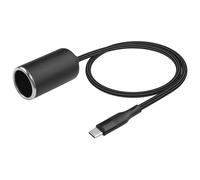 CERRXIAN PD 12 V USB C a cavo accendisigari auto, solo supporto PD USB-C caricatore per uscita, UP a 36 W, adatto per GPS da 12 V, registratore di driving, striscia LED auto, ecc. 0,3 m