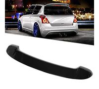 cersalt Spoiler per tetto posteriore stile sportivo per Swift Mk3 2005-2010, fibra di vetro e ABS, nero lucido, adesivo