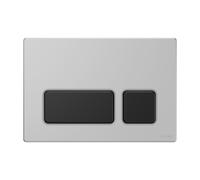 Cersanit Block placca di comando per WC cromo opaco-nero K97-0407