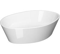 Cersanit City lavabo 52.5x35 cm ovale da appoggio bianco lucida K35-046