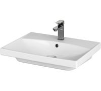 Cersanit City lavabo 60x45 cm rettangolare da mobile bianco lucida K35-006
