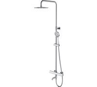 Cersanit City set per vasca e doccia a parete con termostato con soffione cromo S951-860