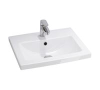 Cersanit Como lavabo 50x40 cm rettangolare da mobile bianco K32-002-BOX
