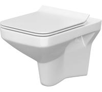 Cersanit Como vaso wc con copriwater a discesa lenta sospeso senza brida bianco K701-102