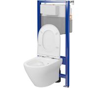 Cersanit Larga set modulo di installazione con vaso wc e copriwater S701-823
