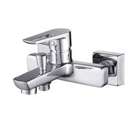 Cersanit Mille rubinetto per vasca e doccia a parete cromo S951-006