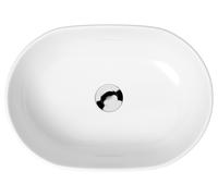 Cersanit Moduo lavabo 50x35.5 cm ovale da appoggio bianco lucida K116-049