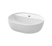 Cersanit Moduo lavabo 50x40 cm ovale da appoggio bianco K116-154