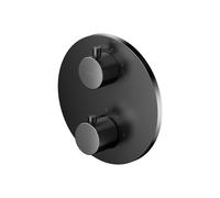 Cersanit Zen rubinetto per vasca e doccia da incasso con termostato nero-grafite S951-804