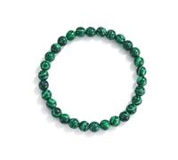 CERSLIMO Braccialetti con perline naturali per donne e uomini, braccialetto con perline curative con maglia elastica, protezione contro l'ansia, gioielli regalo di compleanno o Natale