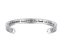 CERSLIMO Braccialetto da donna, con citazioni ispirate personalizzate, per amicizia, laurea, incoraggiamento, regalo per le ragazze adolescenti, Senza pietre preziose