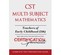 Certification Specialists CST Multi-Subject Mathematics (Tascabile)