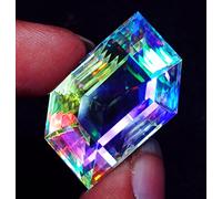 Certificato 55 + KT Mystic Quarzo Decorato Forma Loose Gemma Con Omaggio