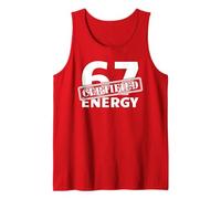 Certificato 6 7 Energy Fun 67 Numero 6-7 6 7 Six Seven Canotta