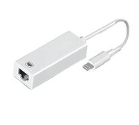 [Certificato Apple MFi] Adattatore da Lightning a Ethernet, cavo adattatore di rete LAN Ethernet RJ45 con connettore a 8 pin compatibile con iPhone 13/12/11/XS/XR/X/8/7/iPad/iPod, Plug and Play