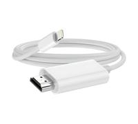 [Certificato Apple MFi] Adattatore da Lightning a HDMI, cavo HDMI per iPhone a TV, convertitore schermo di sincronizzazione video HD 1080P e audio, compatibile con iPhone/iPad/iPod a TV/proiettore