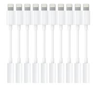 [Certificato Apple MFi] Adattatore da Lightning a jack per cuffie da 3,5 mm chip DAC integrato, adattatore audio Hi-Fi Aux per iPhone 14/13/12/11/X/XS/XR/8/7, iPad, iPod - Aux, casa, viaggi, palestra