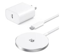 [Certificato Apple MFi] Caricatore wireless magnetico per iPhone 17 16 ricarica rapida, 25 W Fast Apple MagSafe caricabatterie wireless per iPhone 17/Air/17 Pro Max/16Pro/15/14/13/12/AirPods 3/2/Pro