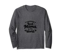 Certificato Best Mama in The World Mothers Day Best Mom Maglia a Manica