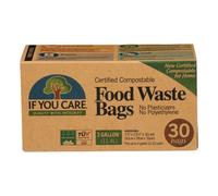 Certificato Compostabile Cibo Sacchetti per Rifiuti 30 Contare By If You Care